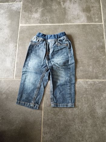 Jean avec élastique a la taille