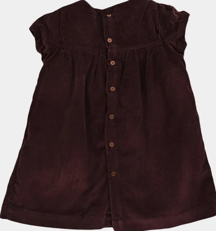 Robe à manches courtes 24 mois en velours Jacadi - photo numéro 2