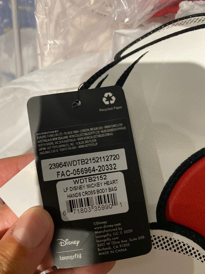 Sac disney cœur bandoulière - photo numéro 5