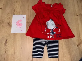 Ensemble legging + robe 6 mois