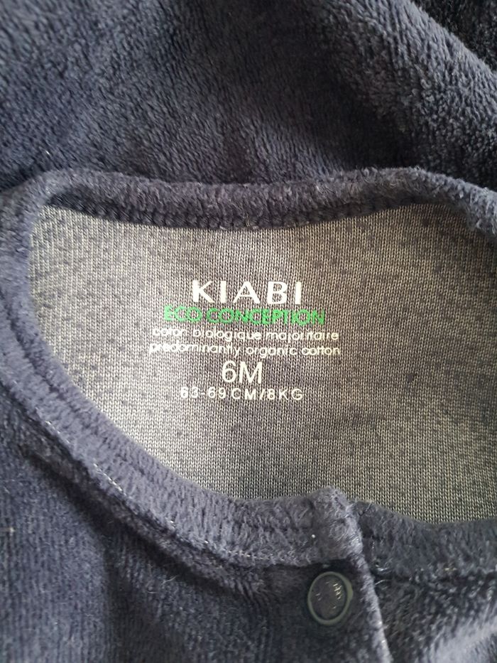 Kiabi - Grenouillère / pyjama une pièce / dors bien en velours - photo numéro 3