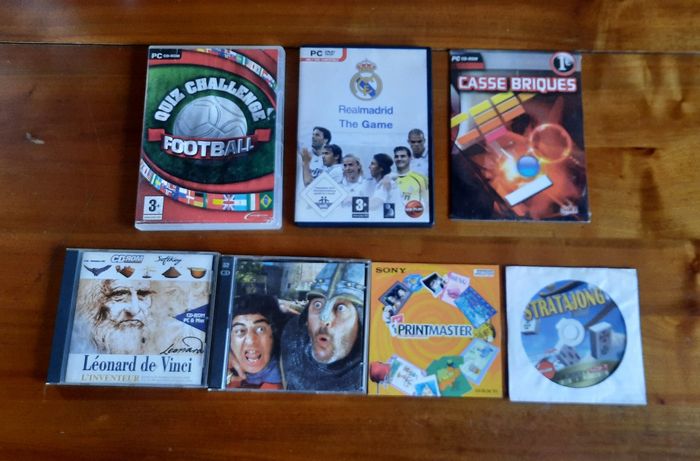 Lot de 7 jeux pour PC