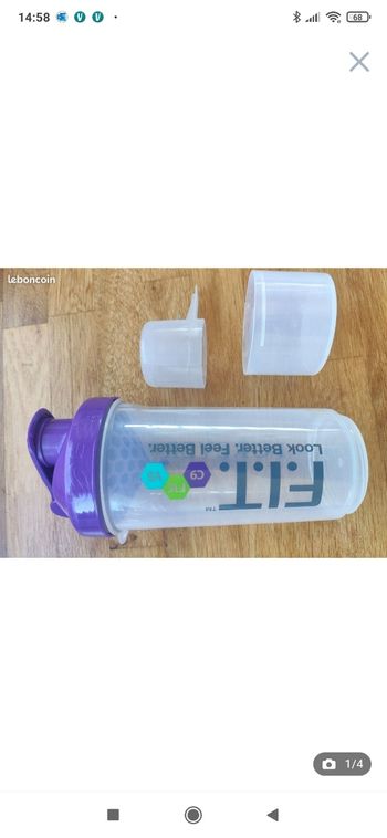 Forever shaker et cuillère doseuse