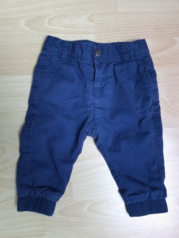 Pantalon bleu marine Tape à l'oeil 6 mois TBE