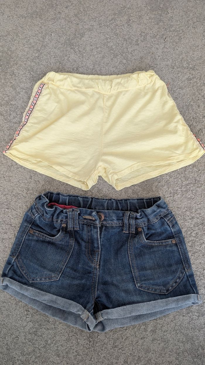 Lot de 2 shorts fille
