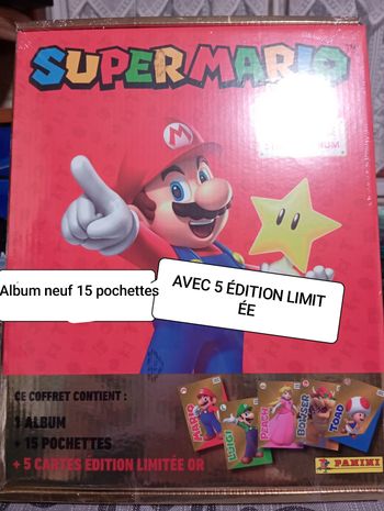 Super Mario  panini play time coffret neuf