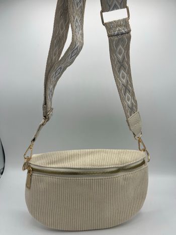 Sac banane bandoulière velours