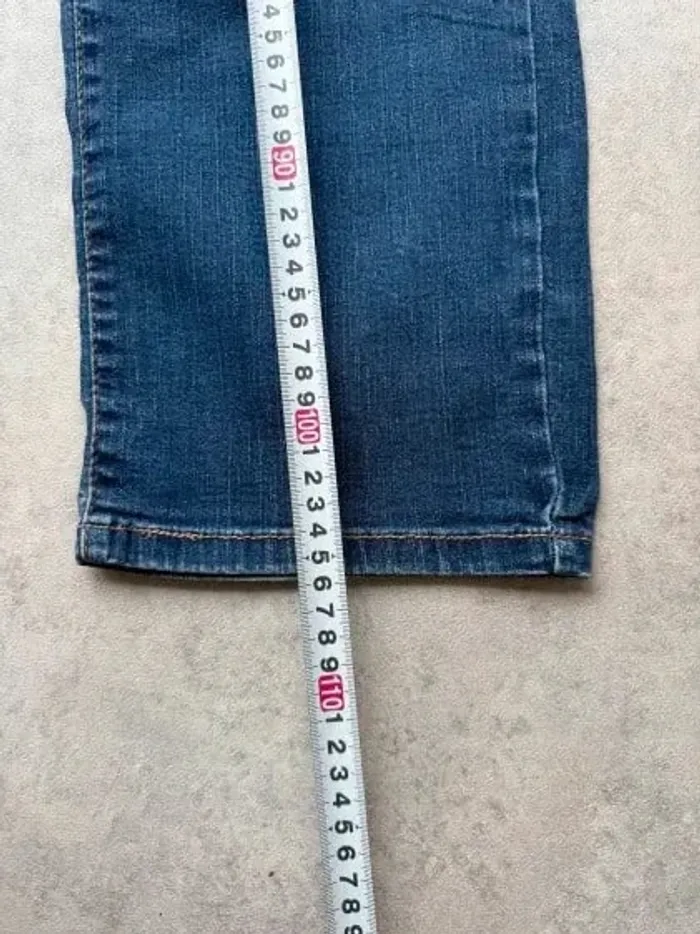Jeans Levi's 512 W30 FR40 coupe droite bleu Femme Women pan531b - photo numéro 4