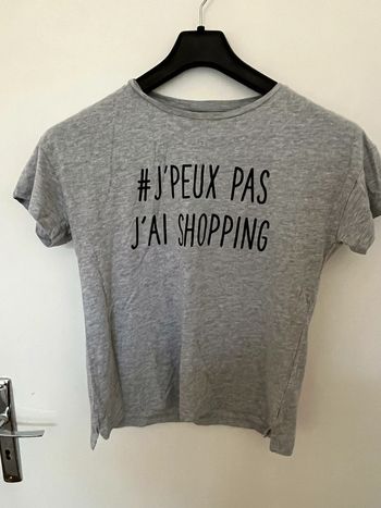 Tee shirt gris taille M
