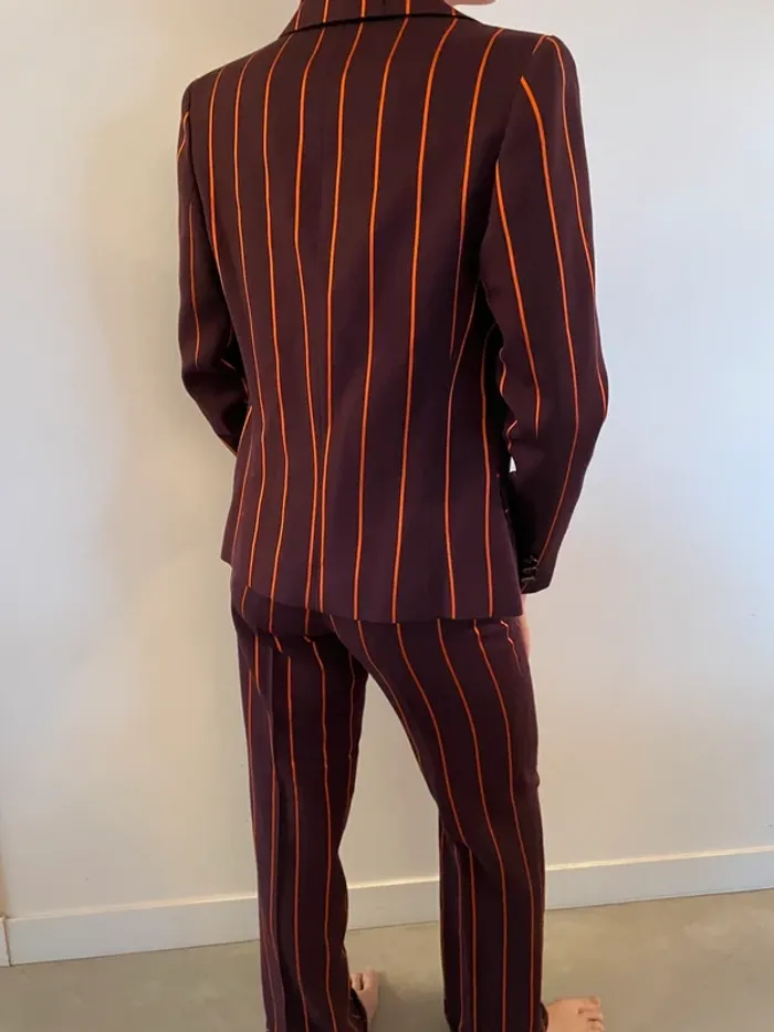 Ensemble tailleur pantalon élégant de créateur 40 - photo numéro 7
