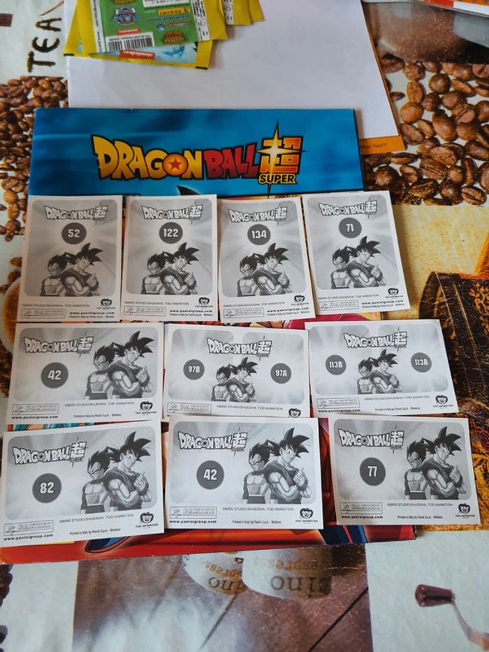 Carte a coller dragon ball