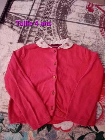 Gilet rose foncé en 4 ans Sergent Major