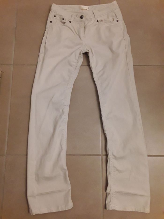Jean blanc cassé femme 40 TBE