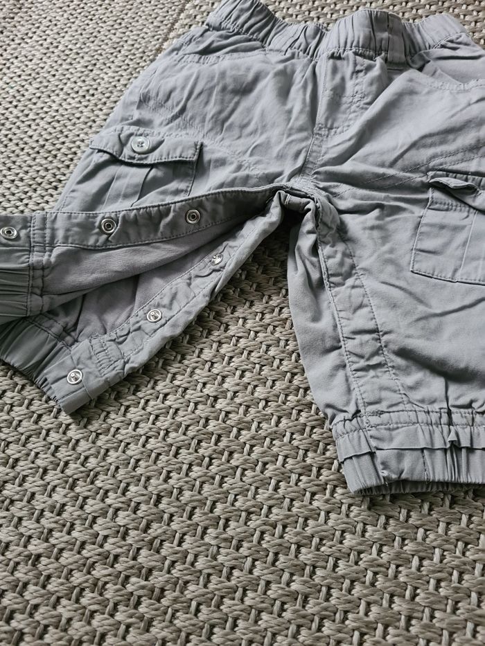 Lot de 2 Pantalons gris - 6 mois - photo numéro 3