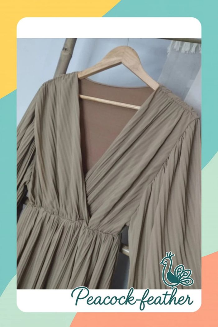Robe longue beige TU - photo numéro 2