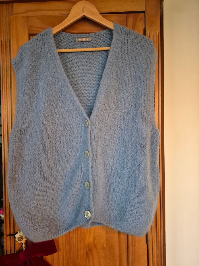 Gilet ss manches avec Alpaga