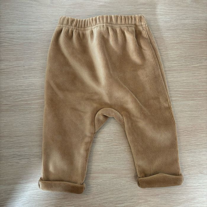 Pantalon en velours marron pour bébé - photo numéro 2
