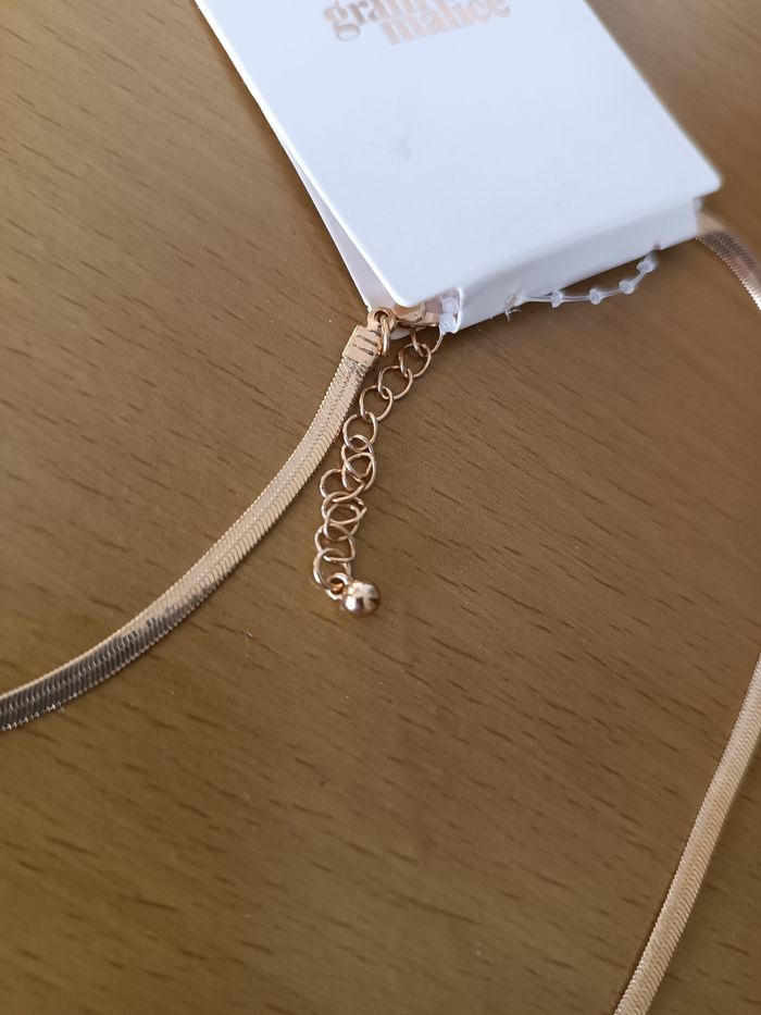 Collier doré / Vert - photo numéro 2