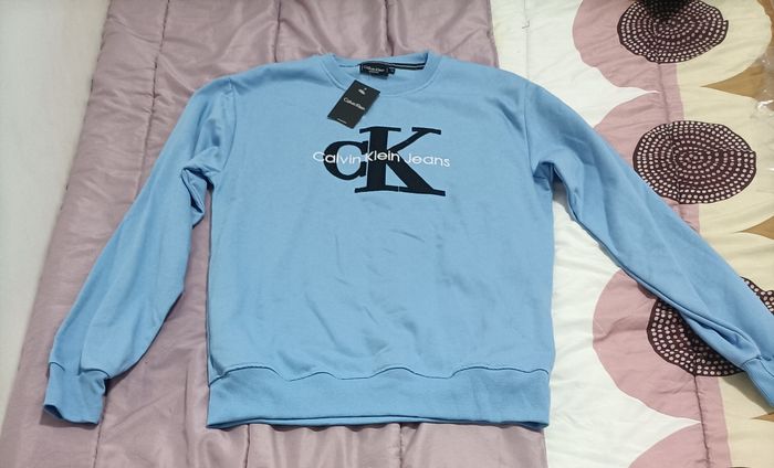 Pull Calvin Klein bleu S - photo numéro 2