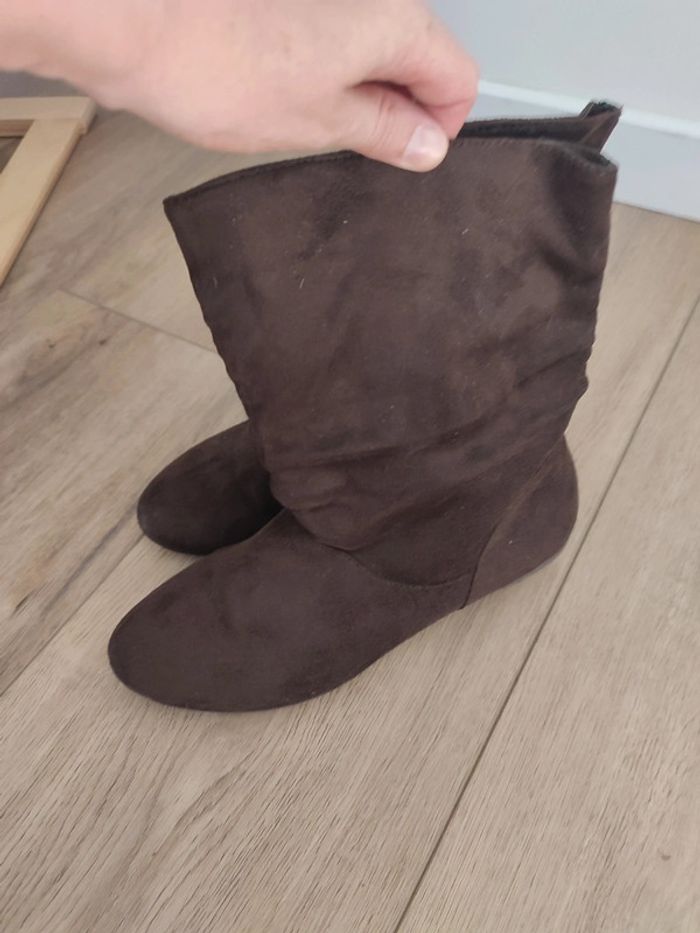 Bottes marron taille 38