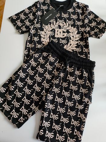 Ensemble garçon t-shirt short neuf 8 ans 128 cm