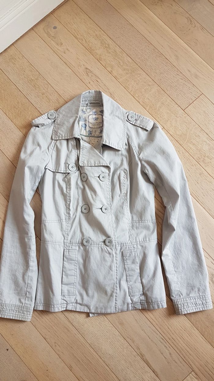 Veste grise cache cache taille1 - photo numéro 3