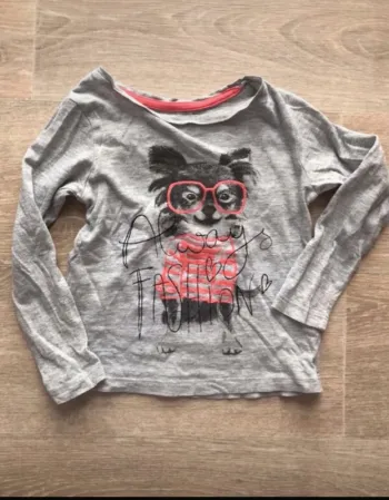 T shirt manches longues chien 2-3 ans neuf jamais porté juste lavé