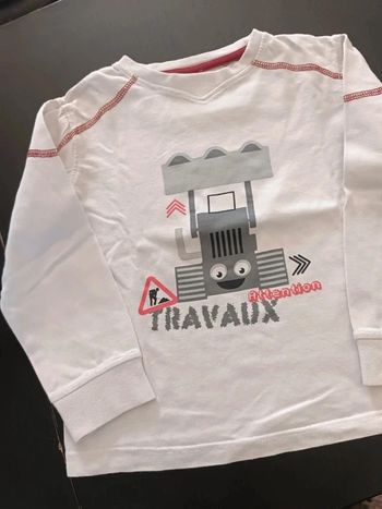 Tee shirt manches longues Verbaudet 5 ans
