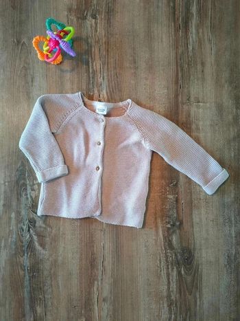 Gilet rose Tap à l'oeil 18 mois