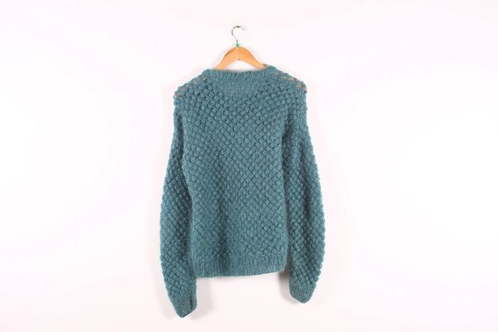 Pull vintage 70-80's en laine et mohair (#240010) - photo numéro 2