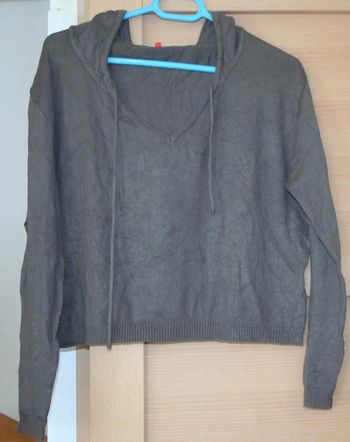 Pull à capuche kaki Miss Captain