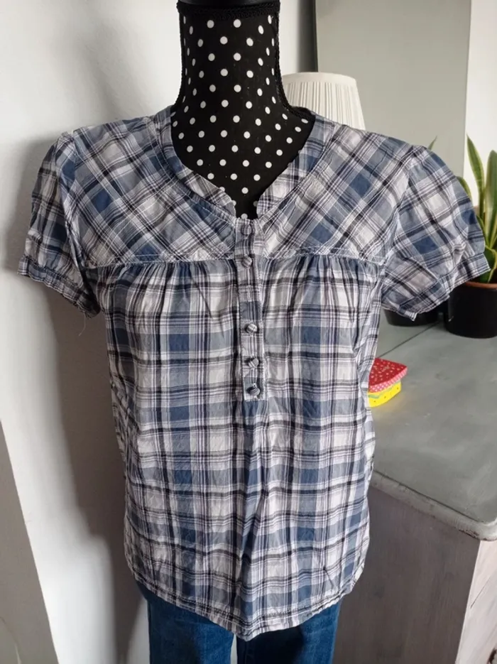 Blouse manches courtes, Etam 38 - photo numéro 2