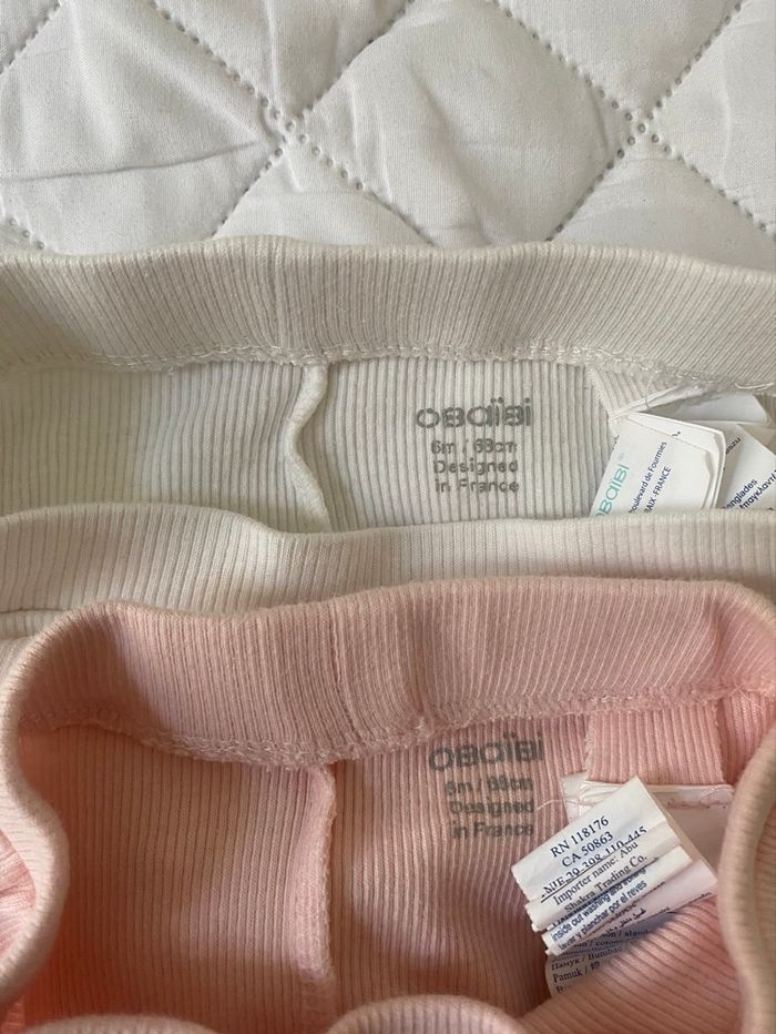 Lot 2 leggings bébé 6 mois - très bon état - photo numéro 5