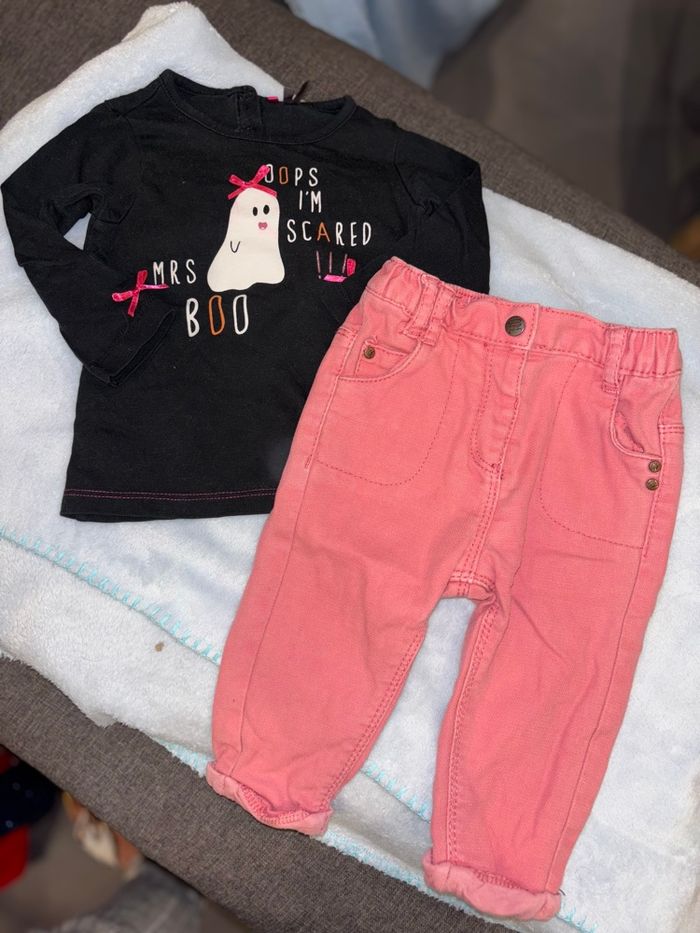 Ensemble pantalon et tee shirt manches longues