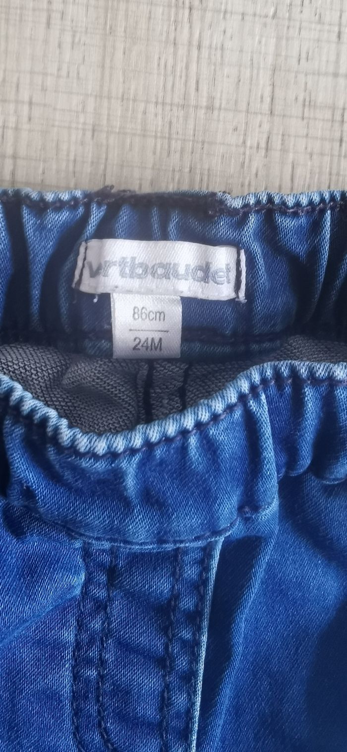 Jean coton Vertbaudet 24 mois - photo numéro 2