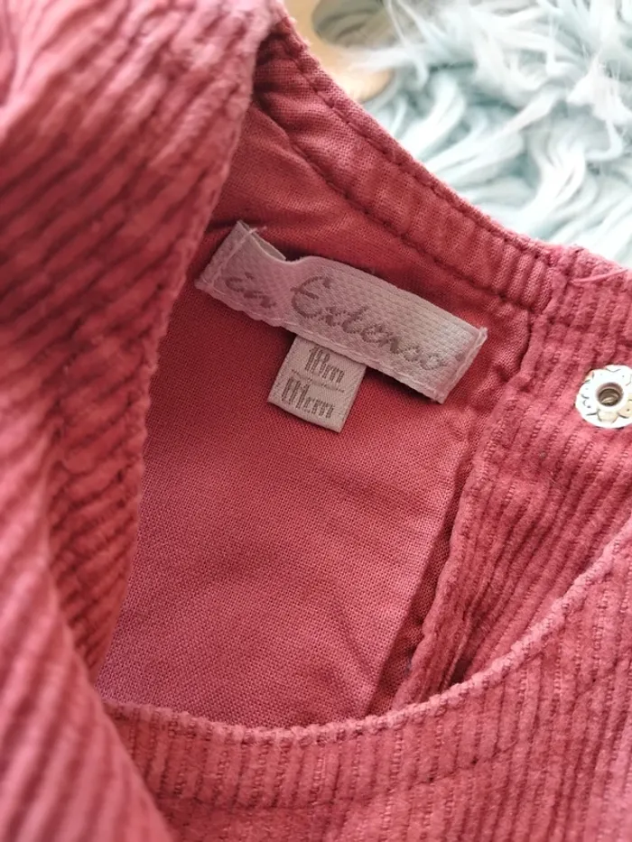 💡 robe fille 18 mois fuschia In extenso - photo numéro 3