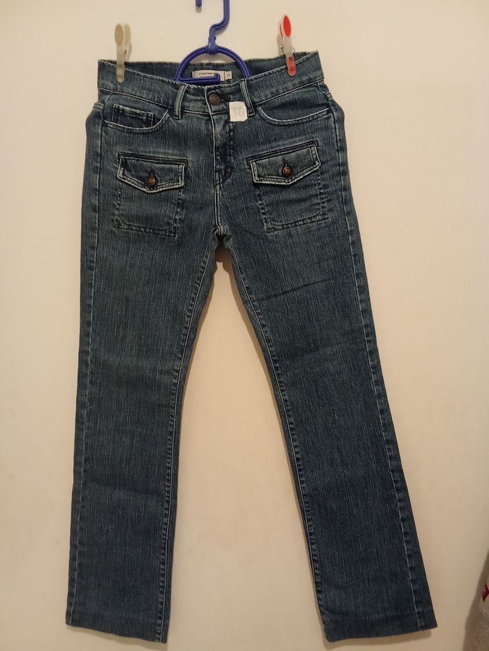 Jean de femme taille 36 de marque comptoir des cotonniers - photo numéro 2