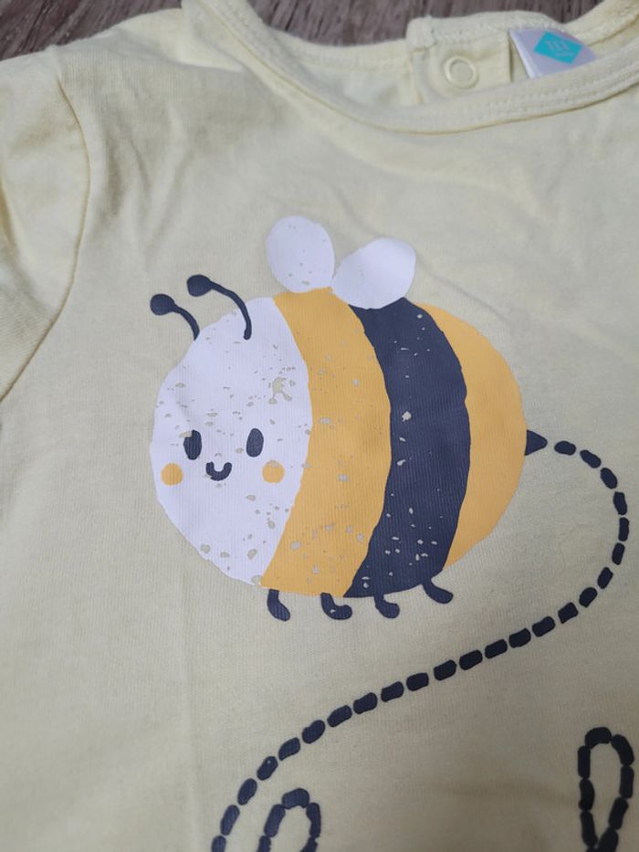 pyjama short été 24 mois tex abeille - photo numéro 2