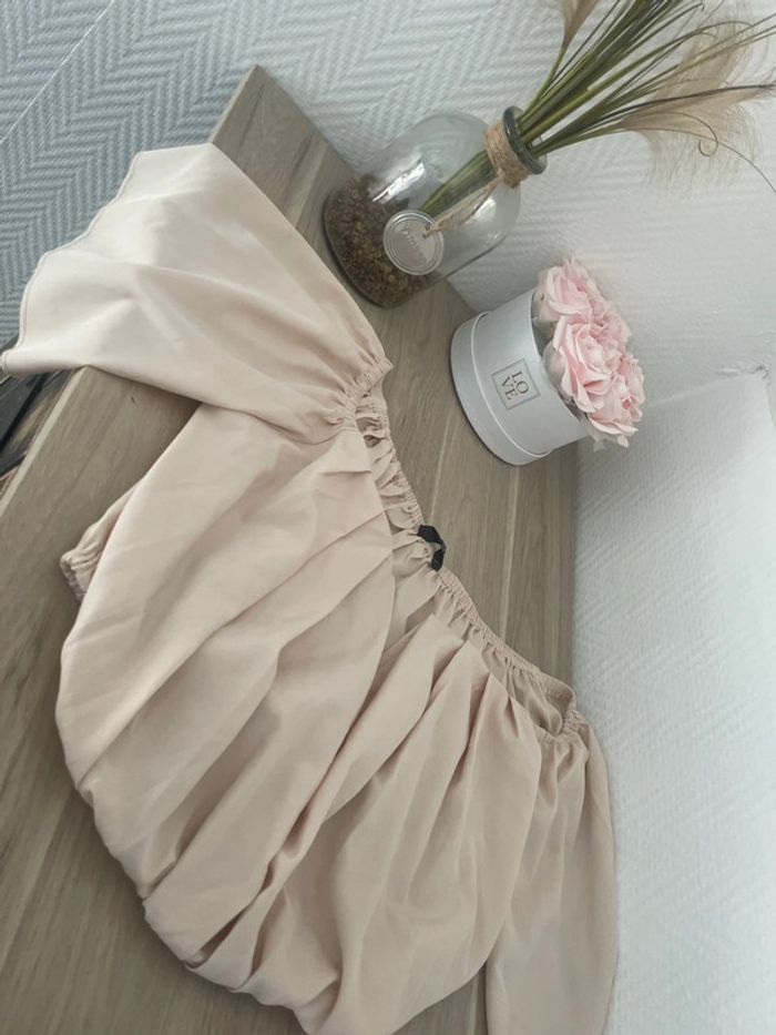 Crop top beige