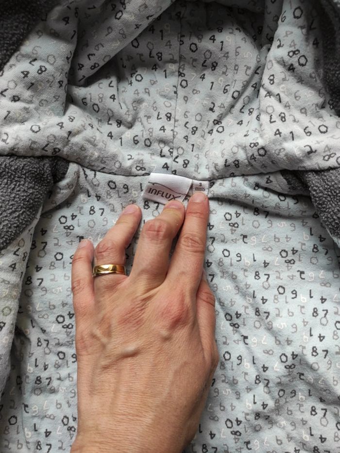 Gilet gris à capuche mixte 3 mois - photo numéro 3