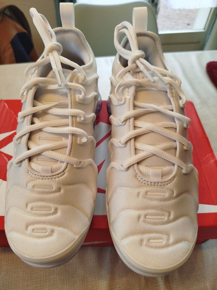 Nike vapormax plus triple white - photo numéro 3