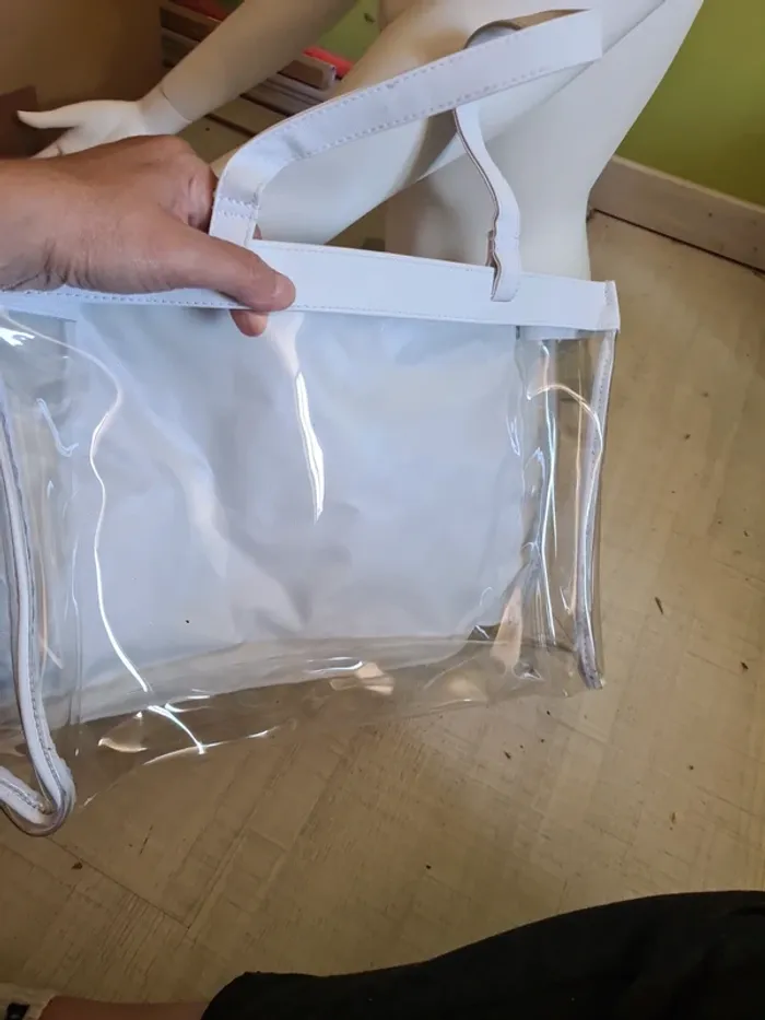 Sac de plage sac à main transparent lancôme - photo numéro 8