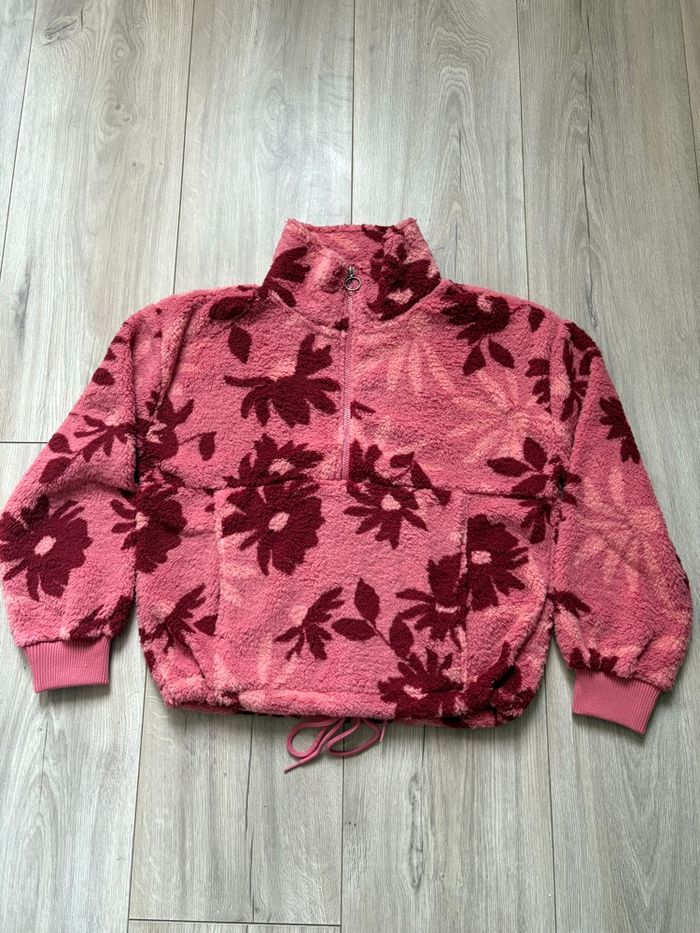 Polaire Billabong femme (fleurs / rose) - Neuf - Taille S