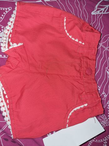 Short fille 6 mois