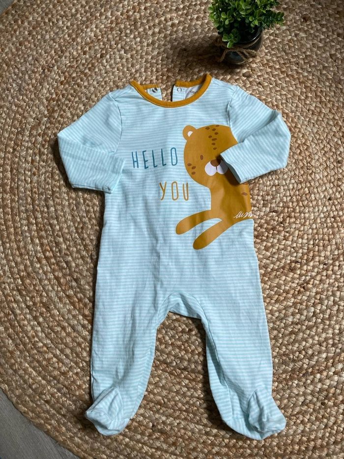 Lot de 3 pyjamas fin jungle 9 mois - photo numéro 7
