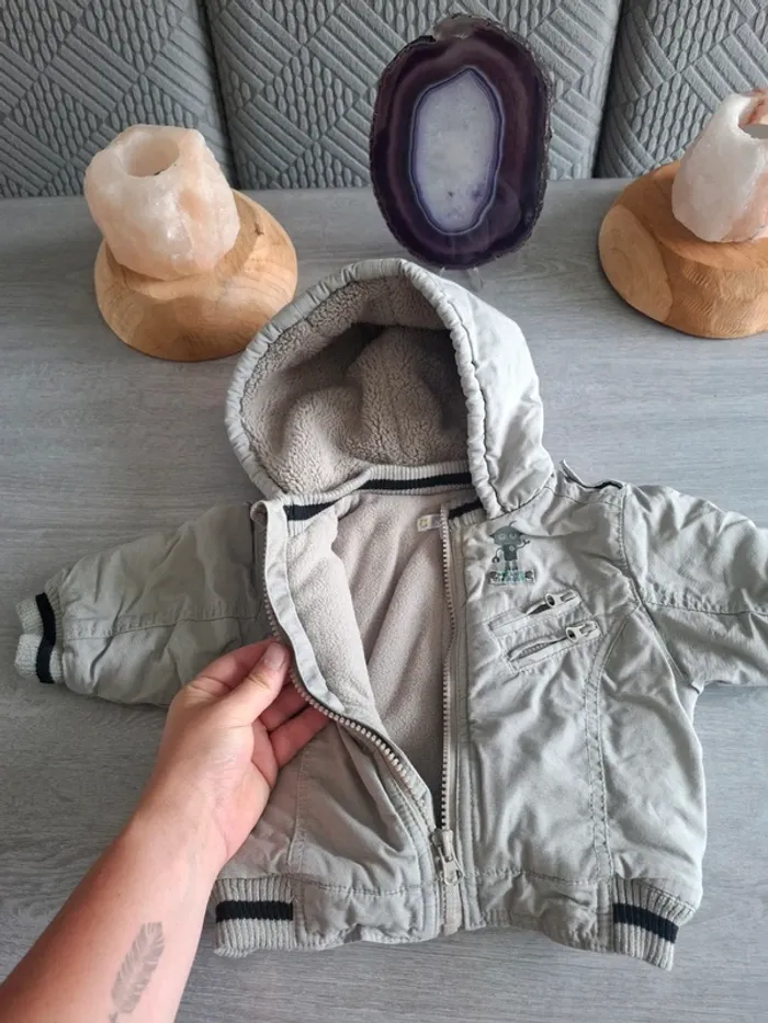 Manteau garçon taille 3 mois - photo numéro 2