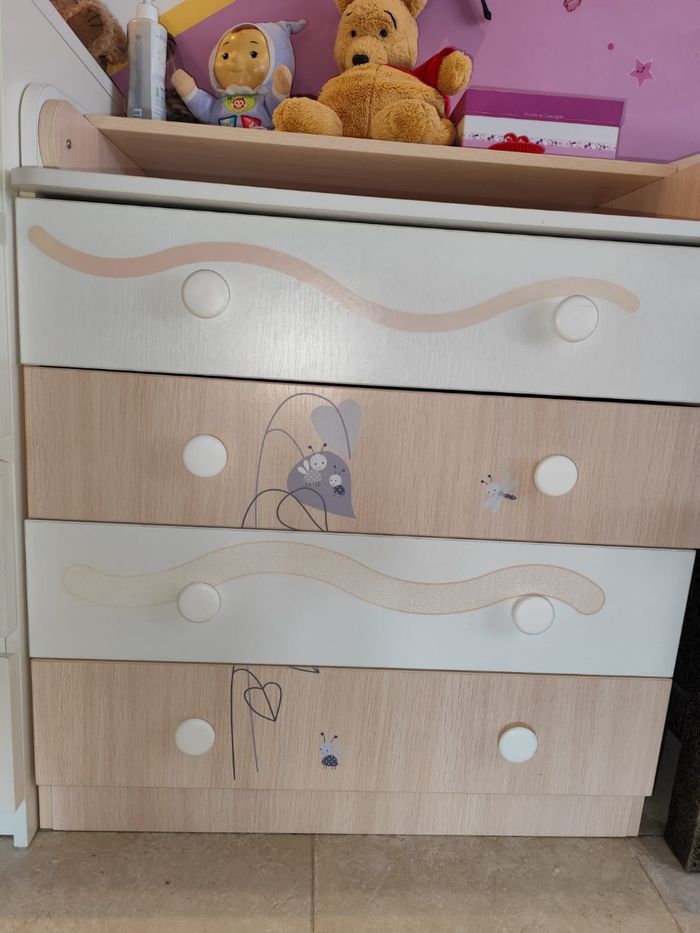 Vends lit et commodes  bébé filles ou garcon - photo numéro 9