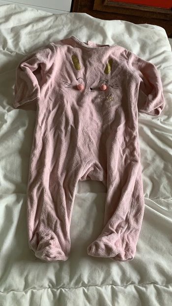 Pyjama rose 6 mois
