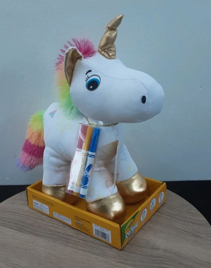 Crayola je colorie ma peluche licorne neuve
