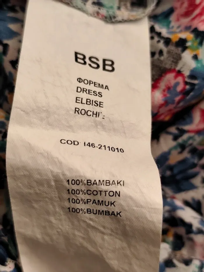 Robe imprimée fleurie Taille L BSB Jeans - photo numéro 14